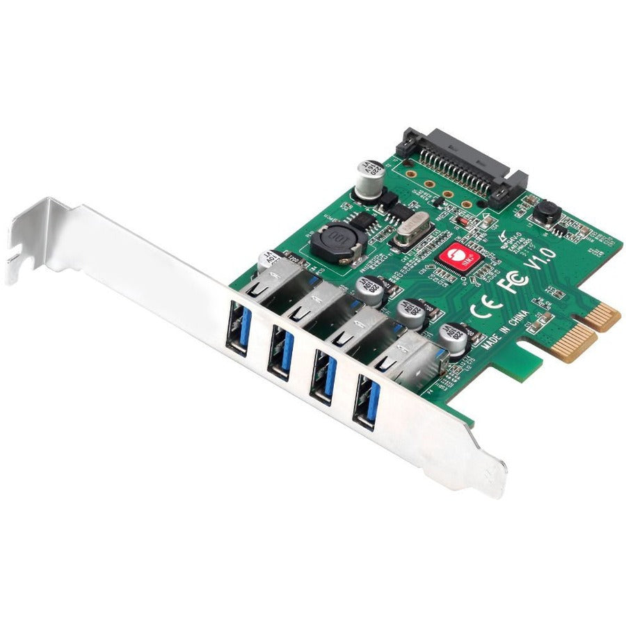 SIIG DP USB 3.0 4-Port PCIe Host Card — JU-P40A11-S1