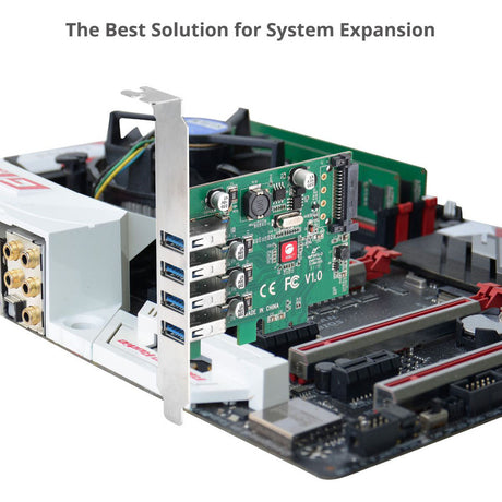 SIIG DP USB 3.0 4-Port PCIe Host Card — JU-P40A11-S1