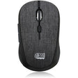 Adesso iMouse S80B - Wireless Fabric Optical Mini Mouse (Black) — iMouseS80B