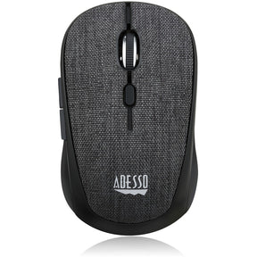 Adesso iMouse S80B - Wireless Fabric Optical Mini Mouse (Black) — iMouseS80B