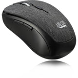 Adesso iMouse S80B - Wireless Fabric Optical Mini Mouse (Black) — iMouseS80B