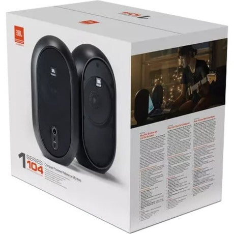 JBL 104-BT Portable Bluetooth Speaker System - 60 W RMS - Matte Black — 104SET-BT-US