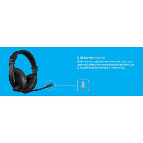 Adesso Xtream H5U - USB Stereo Headset with Microphone - Noise Cancelling - Wired- Lightweight — Xtream H5U