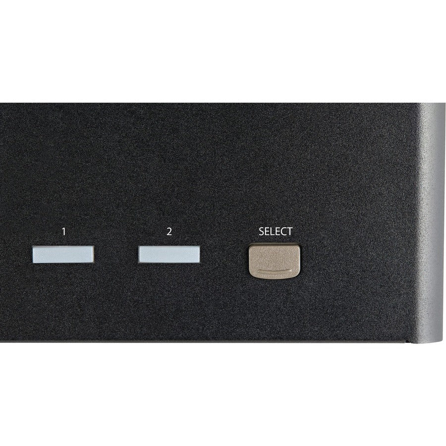 StarTech.com 2 Port Triple Monitor DisplayPort KVM Switch 4K 60Hz UHD HDR, DP 1.2 KVM Switch, 2-Pt USB 3.0 Hub, 4x USB HID, Audio, Hotkey — SV231TDPU34K