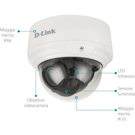 D-Link Vigilance DCS-4618EK 8 Megapixel HD Network Camera - Dome — DCS-4618EK