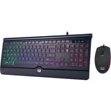 Adesso EasyTouch 137CB Illuminated Gaming Keyboard & Mouse Combo — AKB-137CB