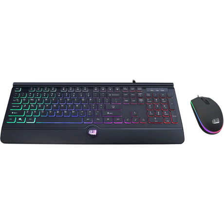 Adesso EasyTouch 137CB Illuminated Gaming Keyboard & Mouse Combo — AKB-137CB