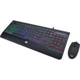 Adesso EasyTouch 137CB Illuminated Gaming Keyboard & Mouse Combo — AKB-137CB