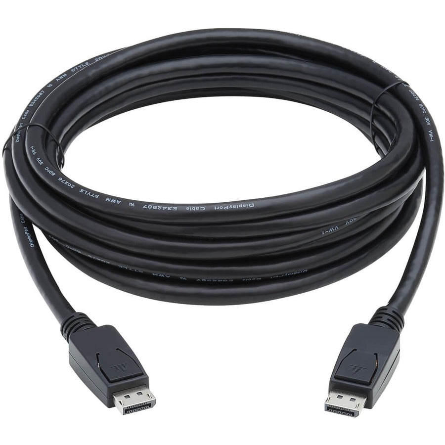 Eaton Tripp Lite Series DisplayPort 1.4 Cable with Latching Connectors, 8K (M/M), Black, 15 ft. (4.57m) — P580-015-V4