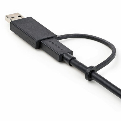 StarTech.com 3ft/1m USB-C Cable with USB-A Adapter Dongle, USB-C to C (10Gbps/PD), USB-A to C (5Gbps), 2-in-1 USB C Cable for Hybrid Dock — USBCCADP