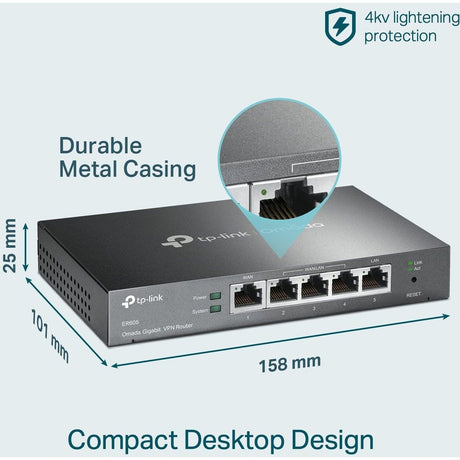 TP-Link ER605 - Multi-WAN Wired VPN Router — ER605