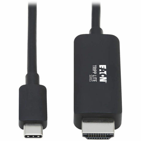 Eaton Tripp Lite Series USB-C to HDMI Adapter Cable (M/M), 4K, 4:4:4, Thunderbolt 3 Compatible, Black, 6 ft. (1.8 m) — U444-006-HBE