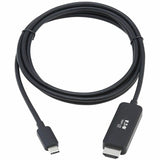 Eaton Tripp Lite Series USB-C to HDMI Adapter Cable (M/M), 4K, 4:4:4, Thunderbolt 3 Compatible, Black, 6 ft. (1.8 m) — U444-006-HBE
