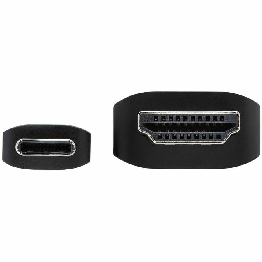 Eaton Tripp Lite Series USB-C to HDMI Adapter Cable (M/M), 4K, 4:4:4, Thunderbolt 3 Compatible, Black, 6 ft. (1.8 m) — U444-006-HBE