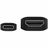 Eaton Tripp Lite Series USB-C to HDMI Adapter Cable (M/M), 4K, 4:4:4, Thunderbolt 3 Compatible, Black, 6 ft. (1.8 m) — U444-006-HBE