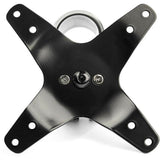 Desk Mount Quad Monitor Arm - 4 VESA Displays up to 30" -Premium Ergonomic Articulating Adjustable Pole Mount - Clamp/Gromme — ARMQUADPS