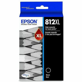 Epson T812 Original High Yield Inkjet Ink Cartridge - Black - 1 Each — T812XL120-S