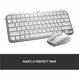 Logitech MX Keys Mini Minimalist Wireless Illuminated Keyboard, Compact, Bluetooth, USB-C, Pale Gray — 920-010473
