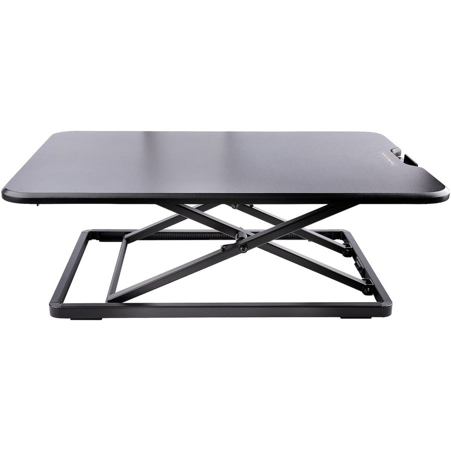 StarTech.com Standing Desk Converter for Laptop, Up to 8kg/17.6lb, Height Adjustable Laptop Riser, Table Top Sit Stand Desk Converter — LAPTOP-SIT-STAND