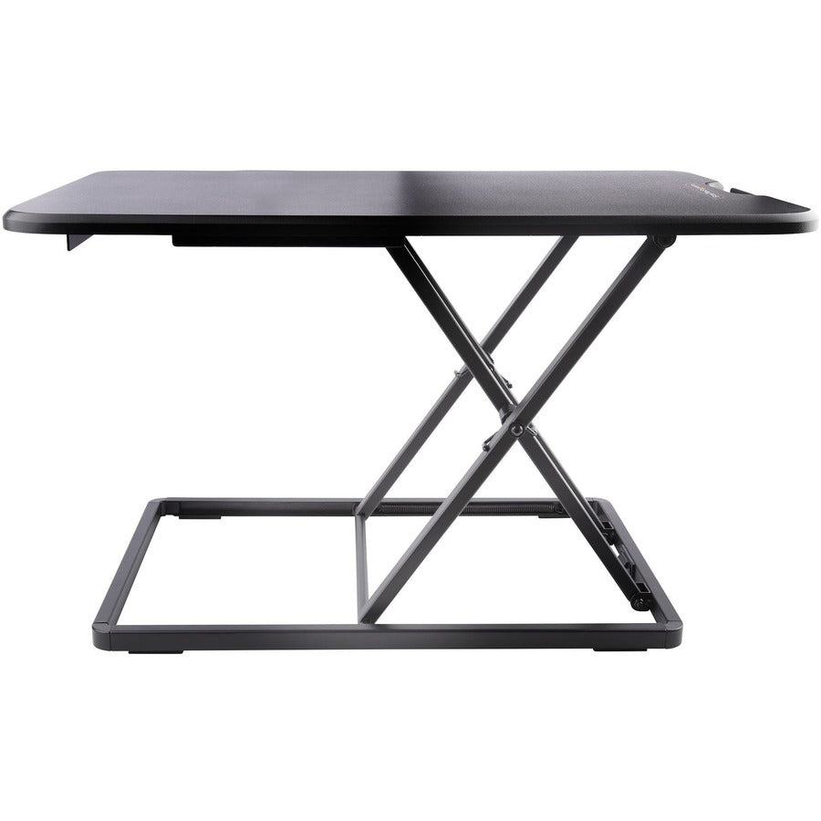 StarTech.com Standing Desk Converter for Laptop, Up to 8kg/17.6lb, Height Adjustable Laptop Riser, Table Top Sit Stand Desk Converter — LAPTOP-SIT-STAND