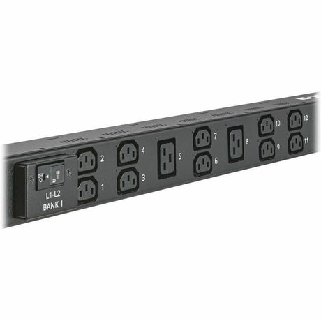 Eaton 12.6kW 200-240V 3-Phase IsoBreaker Managed PDU - Gigabit, 36 Outlets, IEC-309 60A Blue (3P+E) Input, LCD, 10 ft. (3 m) Cord, 0U, 70 in. (1.8 m) Height, TAA — PDU3EVSR1G60