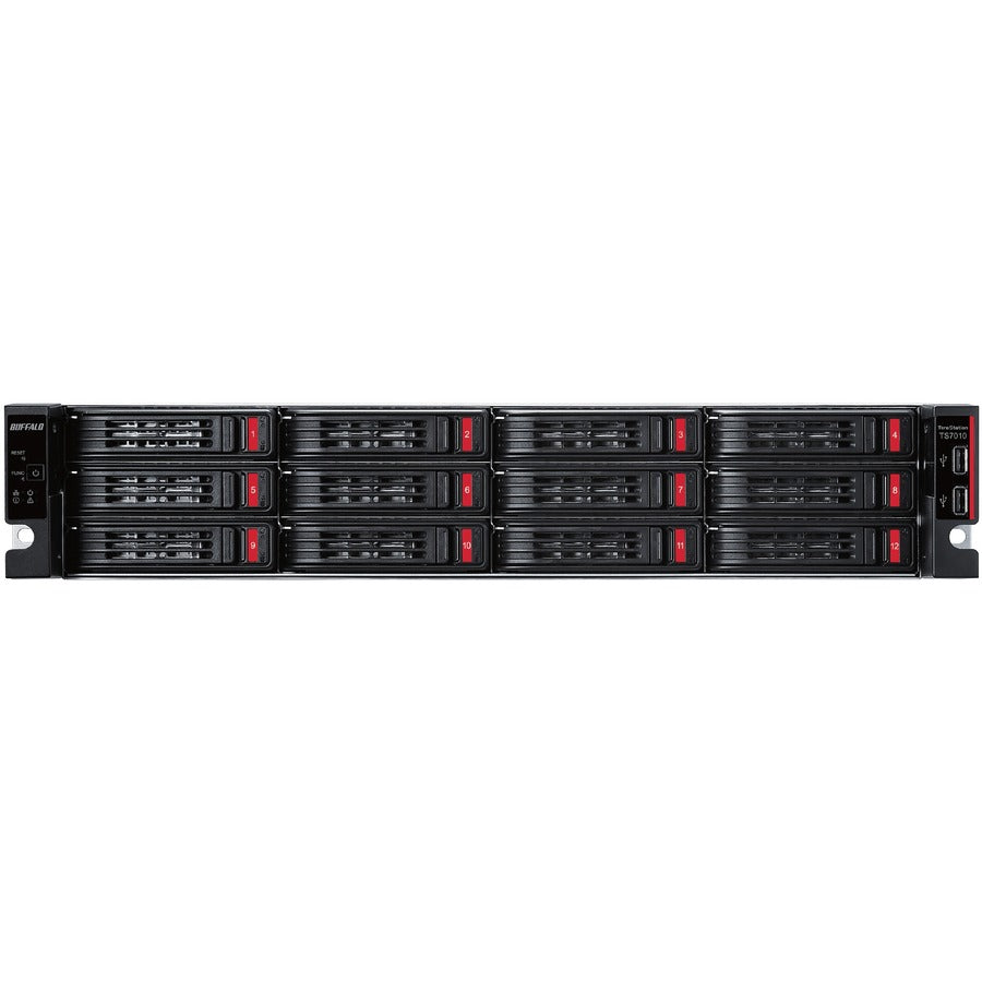 BUFFALO TeraStation 12-Bay 71210 80TB (4x20TB) High-Performance Rackmount NAS Hard Drives Included — TS71210RH8004