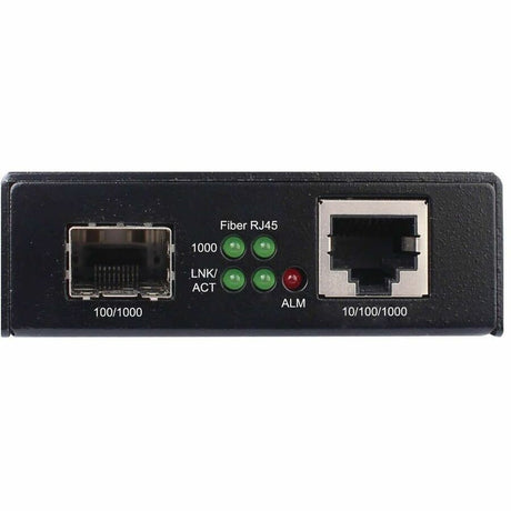 Eaton Tripp Lite Series Hardened Gigabit Fiber to Ethernet Media Converter, 10/100/1000 Mbps, RJ45/SFP, -10&deg; to 60&deg;C, TAA — N785-H01-SFP