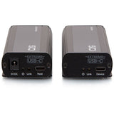 C2G 1-Port USB C Extender - Transmitter to Receiver Kit - USB 3.2 Gen 1 (5GBPS) - USB-C to RJ-45 — C2G54278