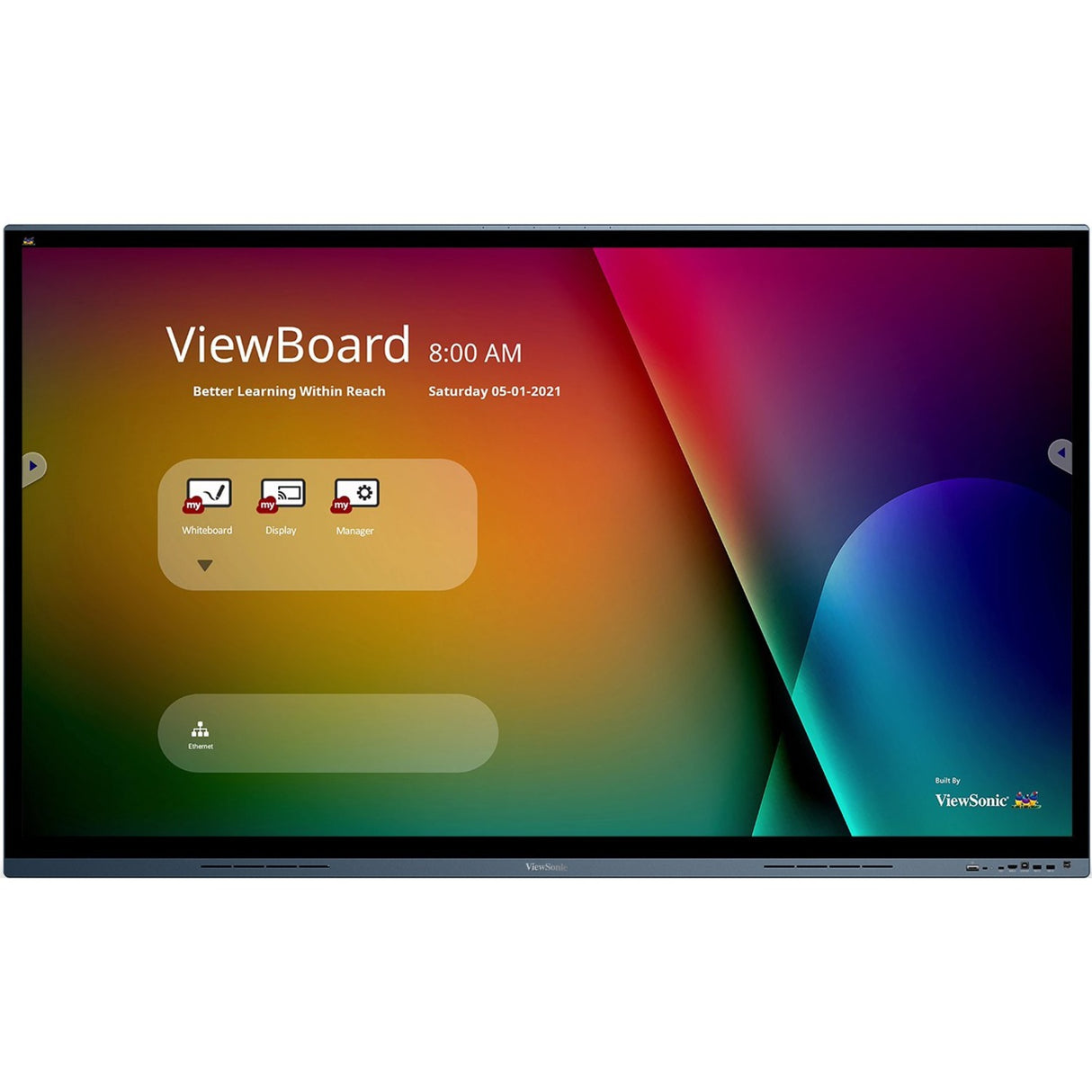 ViewSonic ViewBoard IFP7562 - 4K UHD Interactive Display with Integrated Software, 65W USB C, RJ45 - 350 cd/m2 - 75" — IFP7562