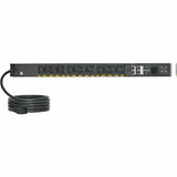Eaton Single-Phase Managed Rack PDU G4, 100-240V, 24 Outlets, 16A, 3.8kW, C20/L6-20 Input, 10 ft. Cord, 0U Vertical — EVMAL620A