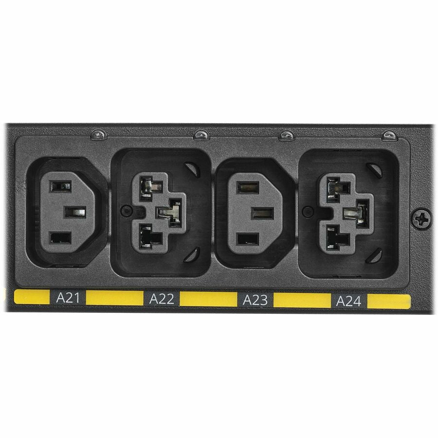 Eaton Single-Phase Managed Rack PDU G4, 100-240V, 24 Outlets, 16A, 3.8kW, C20/L6-20 Input, 10 ft. Cord, 0U Vertical — EVMAL620A