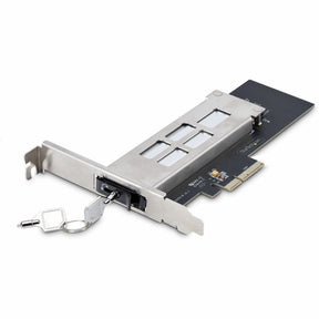 StarTech.com M.2 NVMe SSD to PCIe x4 Removable Mobile Rack for PCI Express Expansion Slot, Tool-less Installation, PCIe Hot-Swap Drive Bay — M2-REMOVABLE-PCIE-N1