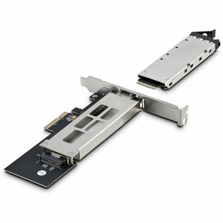 StarTech.com M.2 NVMe SSD to PCIe x4 Removable Mobile Rack for PCI Express Expansion Slot, Tool-less Installation, PCIe Hot-Swap Drive Bay — M2-REMOVABLE-PCIE-N1