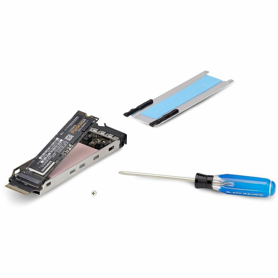 StarTech.com M.2 NVMe SSD Drive Tray for use in PCIe Expansion Product Series, Drive Tray for an Additional Hot Swappable Drive — TR-M2-REMOVABLE-PCIE
