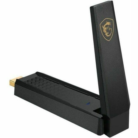 MSI AXE5400 IEEE 802.11 a/b/g/n/ac/ax Tri Band Wi-Fi Adapter for Computer, Notebook — AXE5400WIFIUSB