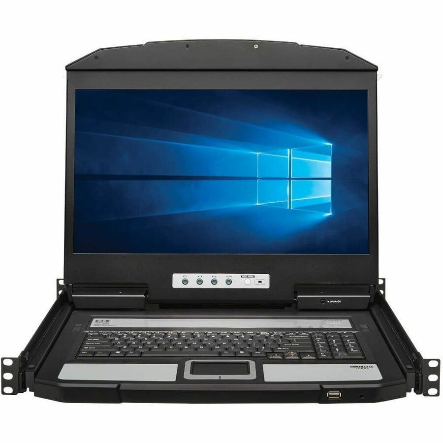 Eaton Tripp Lite Series 1U Rack-Mount Short-Depth HDMI KVM Console with 18.5 in. LCD, TAA — B021-SWHD-K