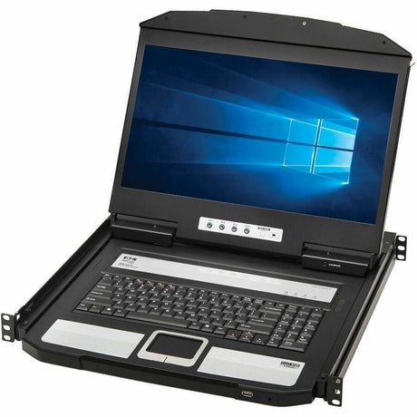 Eaton Tripp Lite Series 1U Rack-Mount Short-Depth HDMI KVM Console with 18.5 in. LCD, TAA — B021-SWHD-K