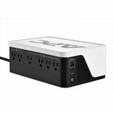 APC Back-UPS, 500VA/300W, Floor/Wall Mount, 120V, 6x NEMA 5-15R outlets, USB Type A + C Ports, Battery is not user replaceable — BE500G3