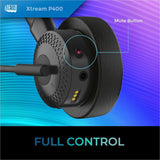 Adesso Xtream P400 Wireless Multimedia Headset with Charging Dock — Xtream-P400