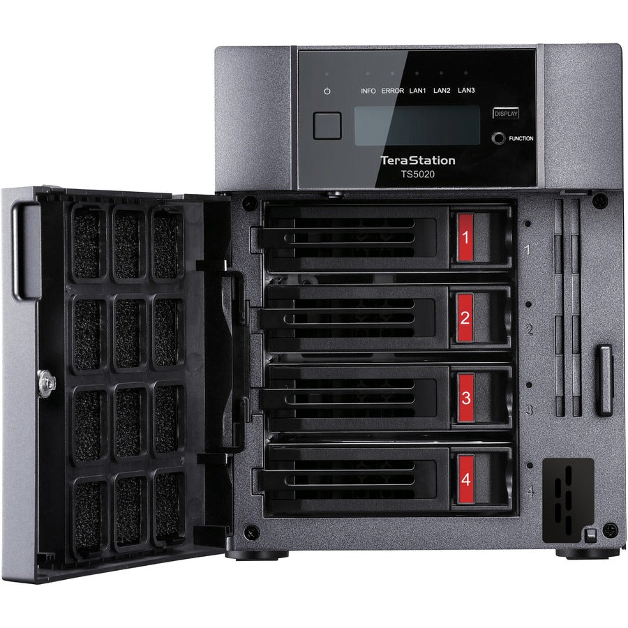 BUFFALO TeraStation 5420DN 4-Bay Secure Business Desktop NAS 32TB (2x16TB) w/ Hard Drives Included — TS5420DN3202