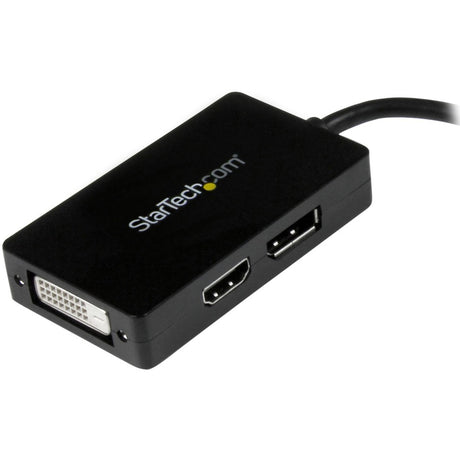 StarTech.com Travel A/V adapter - 3-in-1 Mini DisplayPort to DisplayPort DVI or HDMI converter — MDP2DPDVHD