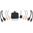IOGEAR 2-Port 4K KVM Switch with HDMI, USB and Audio Connections — GCS92HU