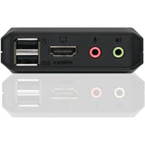 IOGEAR 2-Port 4K KVM Switch with HDMI, USB and Audio Connections — GCS92HU