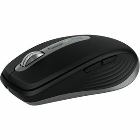 Logitech MX Anywhere 3S for Mac, Compact Wireless Bluetooth Mouse, 8K DPI Any-Surface Tracking, Quiet Clicks, USB C, Space Grey — 910-006945