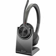 Poly Voyager 4320-M Microsoft Teams Certified Headset + BT700 Dongle + Charging Stand — 77Z32AA
