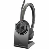 Poly Voyager 4320-M Microsoft Teams Certified Headset + BT700 Dongle + Charging Stand — 77Z32AA