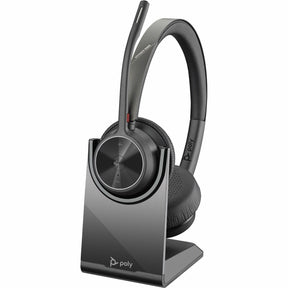 Poly Voyager 4320-M Microsoft Teams Certified Headset + BT700 Dongle + Charging Stand — 77Z32AA