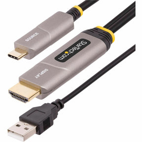 StarTech.com 30ft (9.15m) USB-C to HDMI 2.0 Active Optical Cable (AOC), 4K 60Hz, USB Type-C to HDMI Adapter Cable, CL3 Rated — 145B-USBC-HDMI4K-AOC
