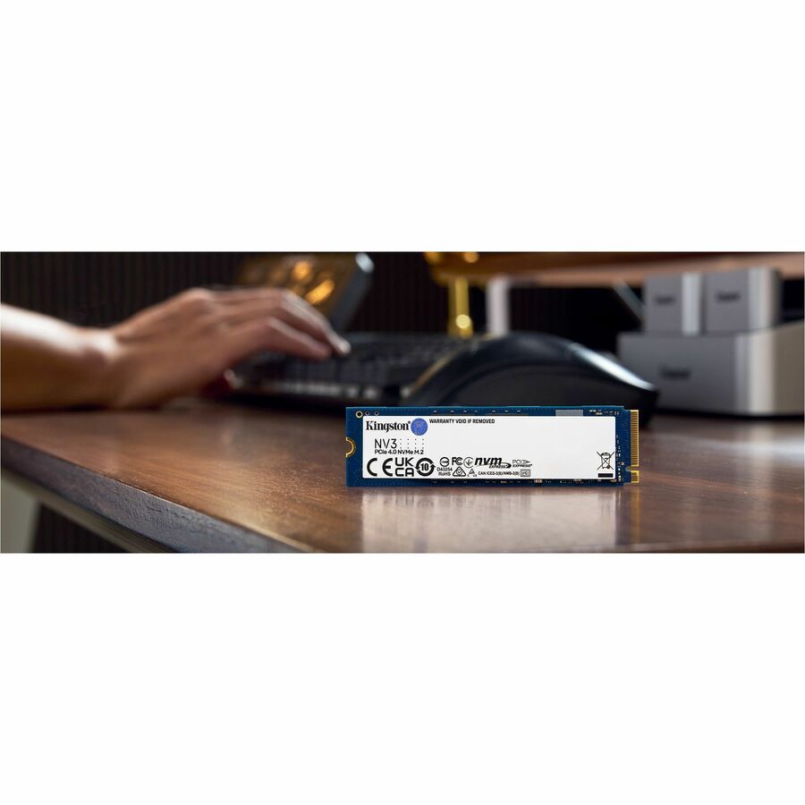 Kingston NV3 500 GB Solid State Drive - M.2 2280 Internal - PCI Express NVMe (PCI Express NVMe 4.0 x4) — SNV3S/500G