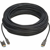 Eaton Tripp Lite series 8K HDMI Fiber Active Optical Cable (AOC) - 8K UHD @ 60 Hz, HDR, Detachable Connector, M/M, Black, 30 m (98 ft.) — P568FM-30M-8K6
